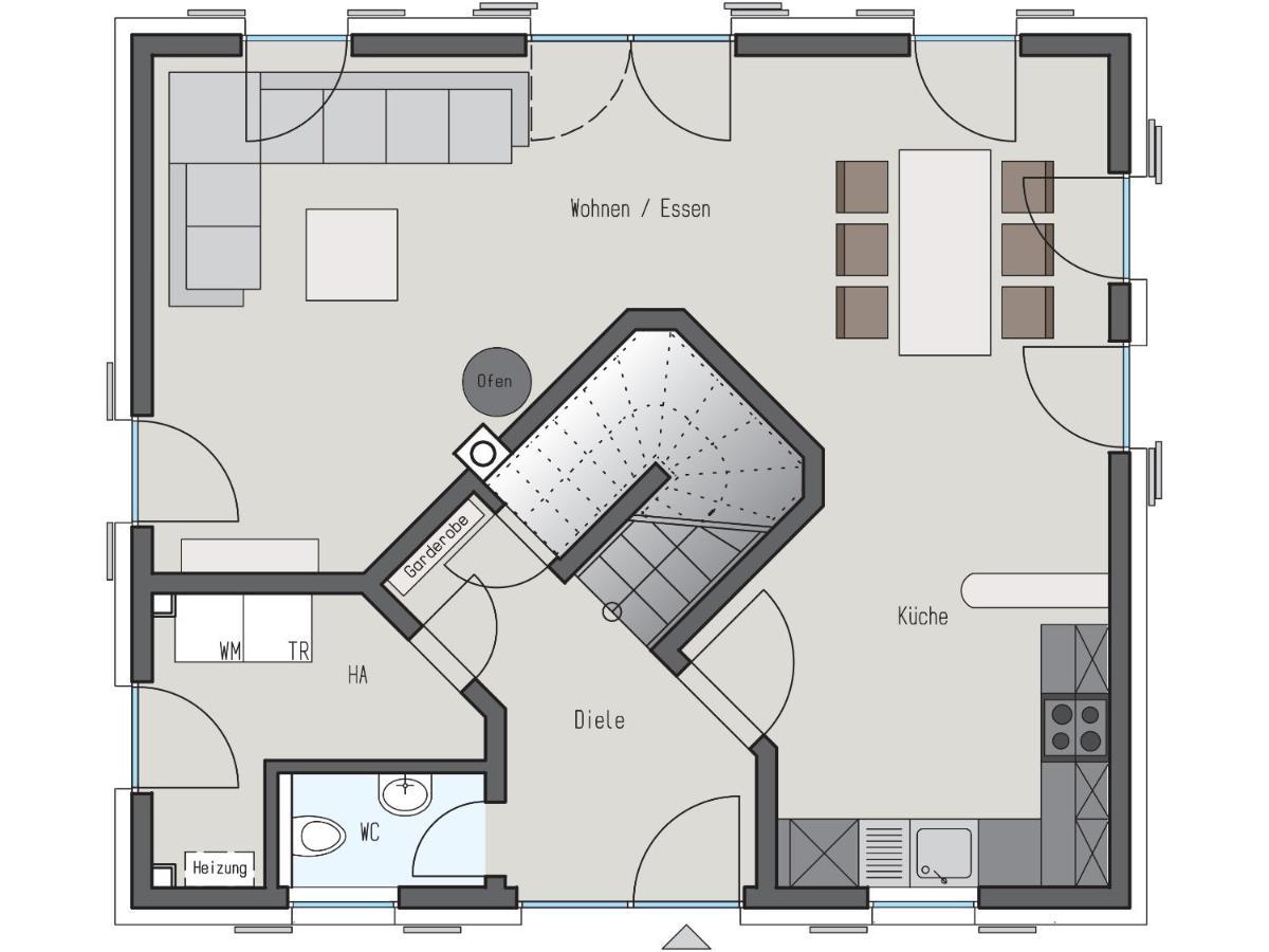 Ferienhaus Schilfrohrsaenger 26 Fuhlendorf  Eksteriør billede